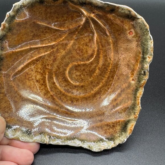 Studio Pottery Trinket Dish Bowl Signed Fioritto 2016 *read* - Picture 3 of 7
